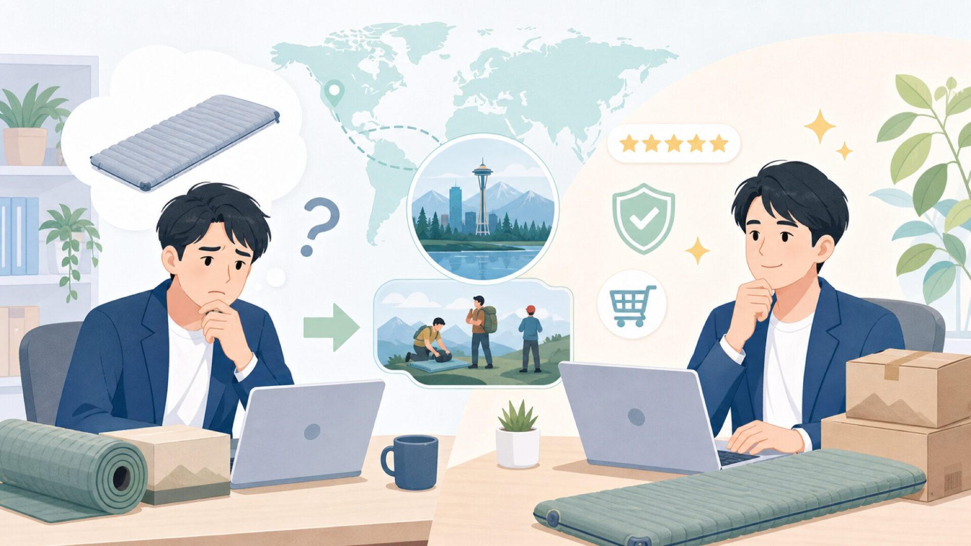 Therm-a-Restはどこの国のブランド？創業の歴史と高価格の理由を解説の要点を表すイラスト