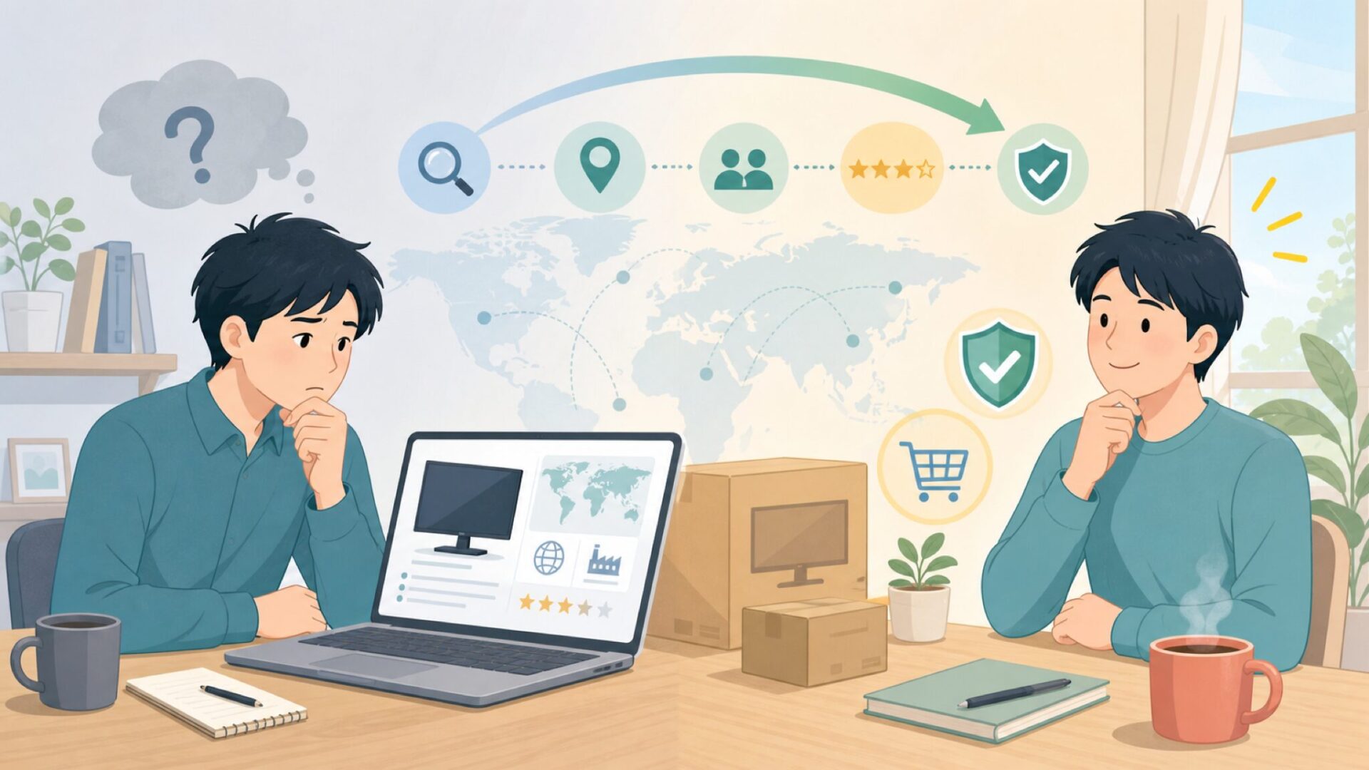 C-FORCEはどこの国？運営会社と評判を一次情報で徹底解説の要点を表すイラスト