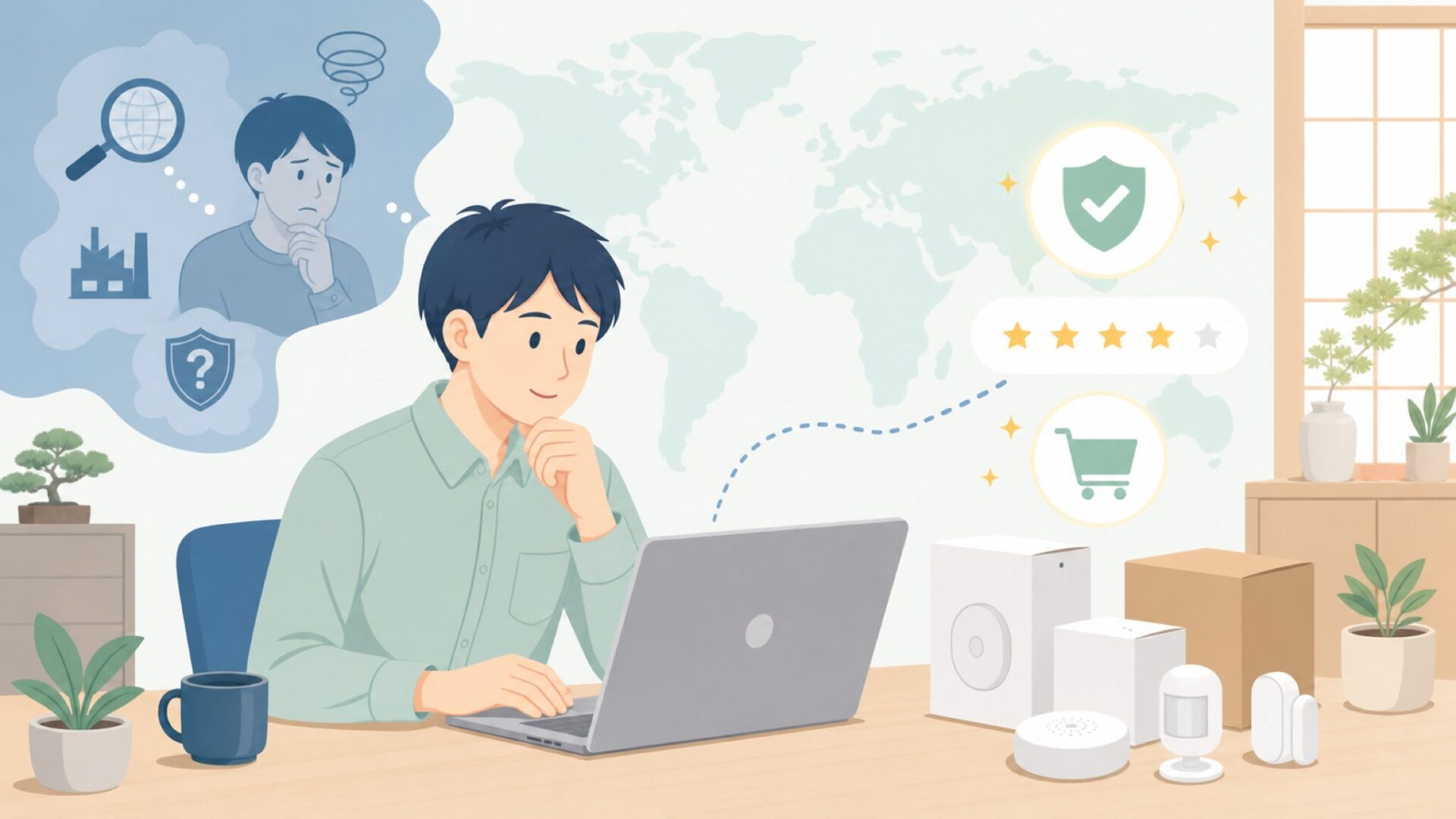 ThirdRealityはどこの国？運営会社と安全性・技適を徹底解説の要点を表すイラスト