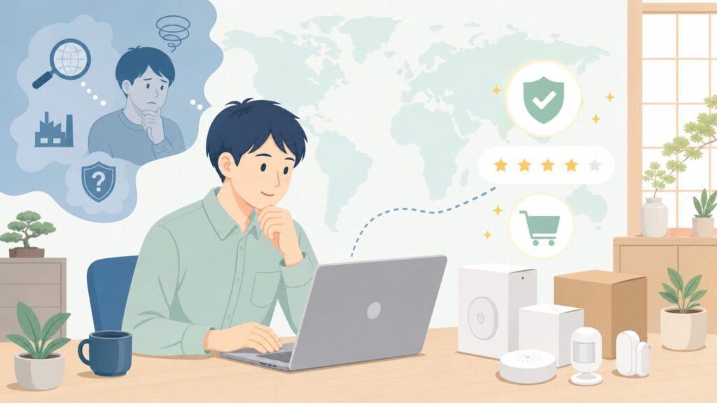 ThirdRealityはどこの国？運営会社と安全性・技適を徹底解説の要点を表すイラスト