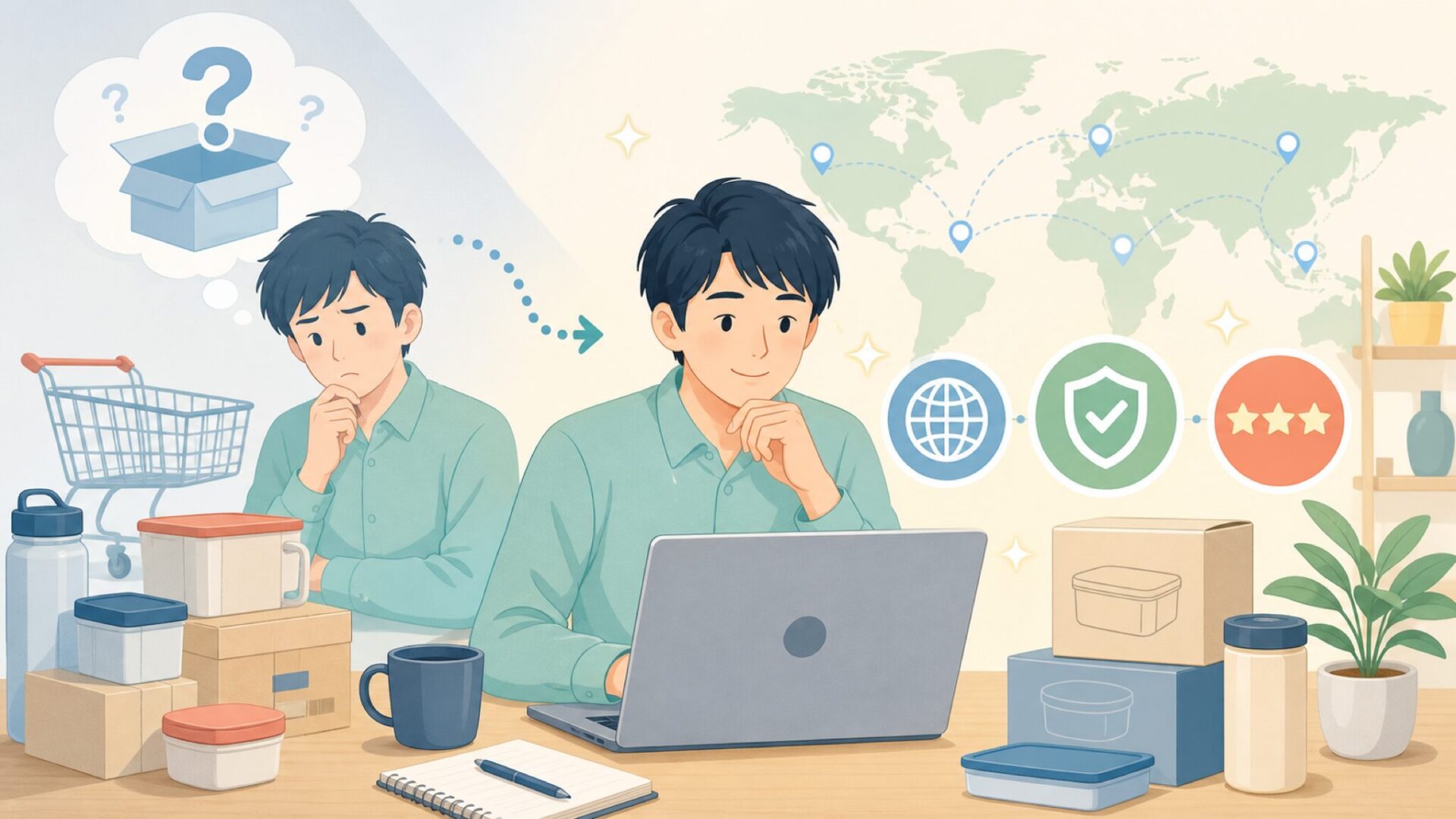 Dexasはどこの国？アメリカ・テキサス発の老舗ブランドを徹底解説の要点を表すイラスト