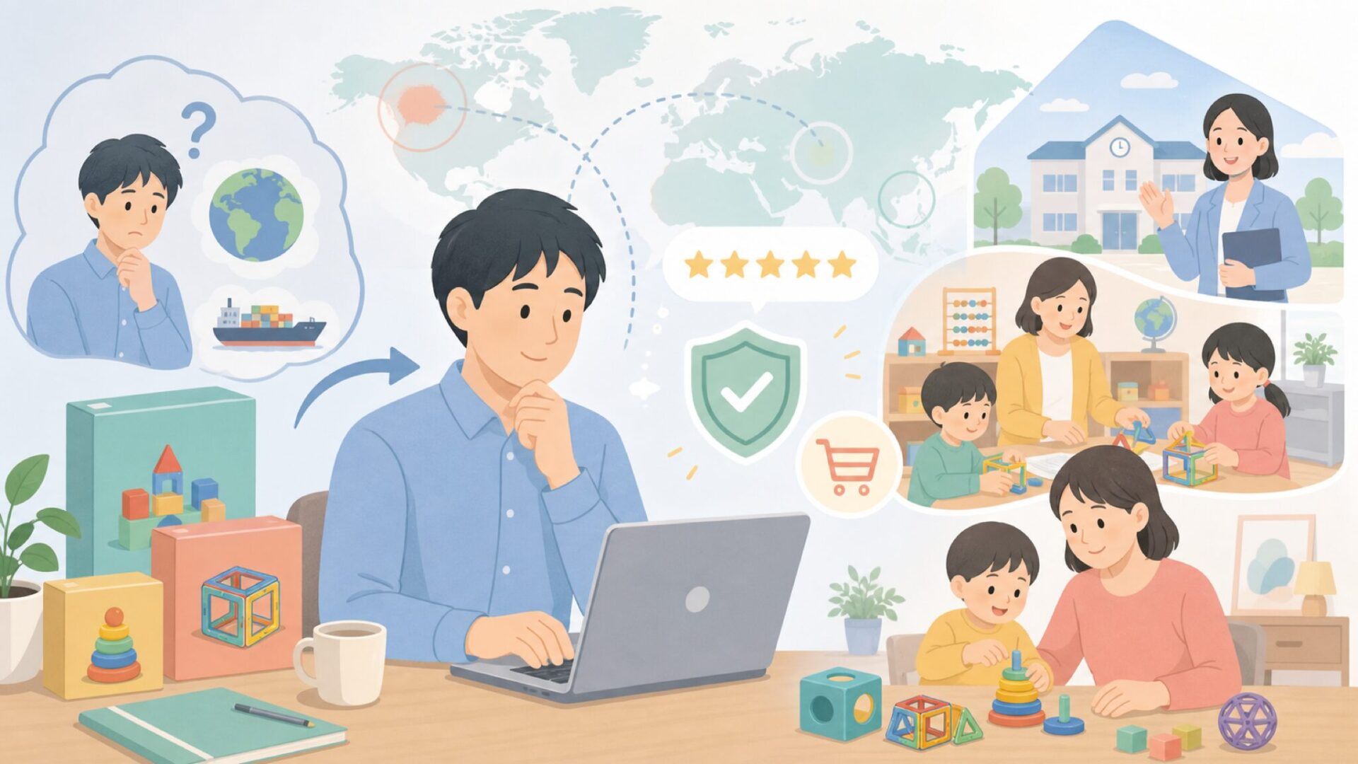 Learning Resourcesはどこの国？アメリカ発の知育教材ブランドを徹底解説の要点を表すイ