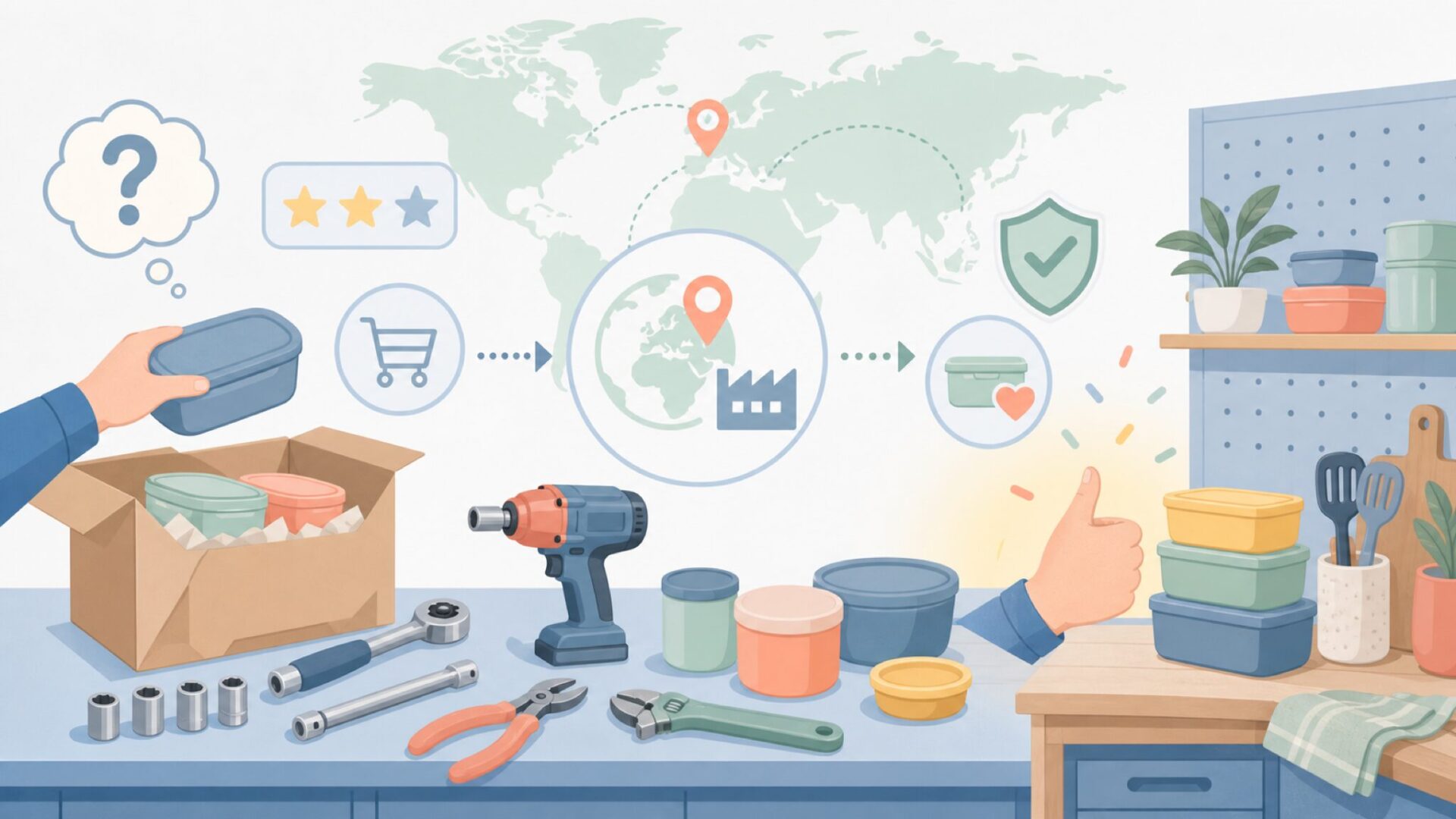 Mepalはどこの国？オランダ発ロスティメパルの実力と選び方の要点を表すイラスト