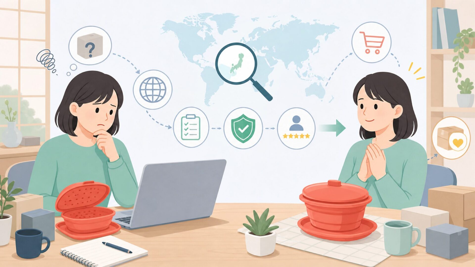 Lekue（レキュエ）はどこの国？スペイン発祥の歴史とブランドの魅力を徹底解説の要点を表すイラスト