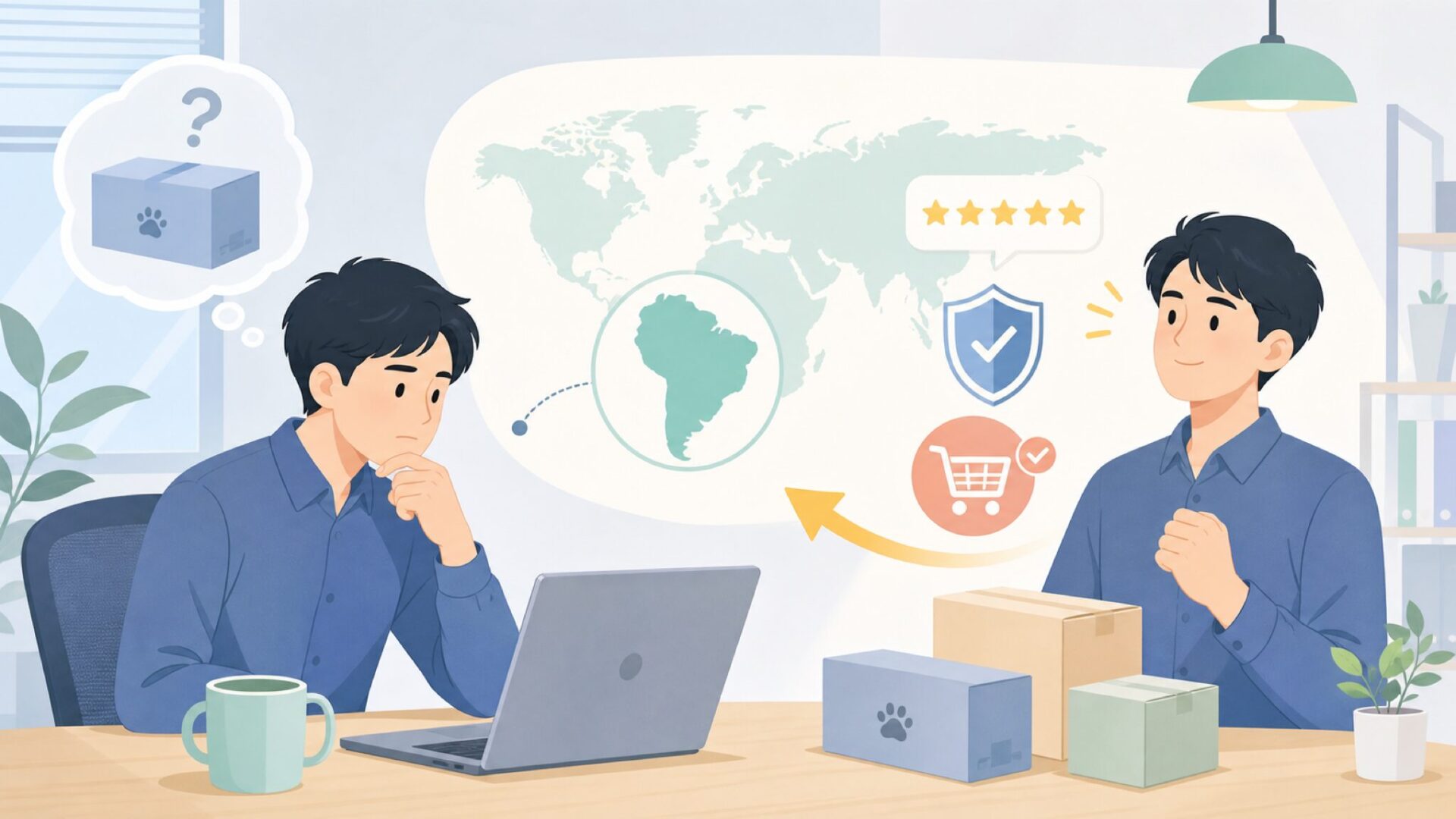 Zee.Dogはどこの国のブランド？ブラジル生まれの信頼と品質を解説の要点を表すイラスト