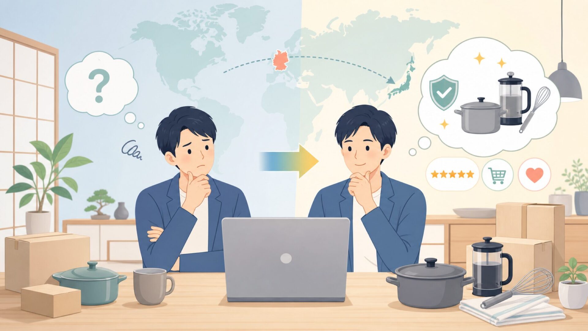 Lurchキッチンはどこの国？ドイツ生まれのブランド背景と選ぶ理由を徹底解説の要点を表すイラスト