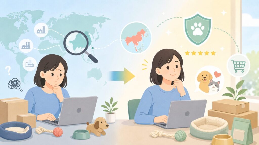 All For Pawsはどこの国のブランド？香港発ペット用品の正体と安全性を徹底解説の要点を表すイ