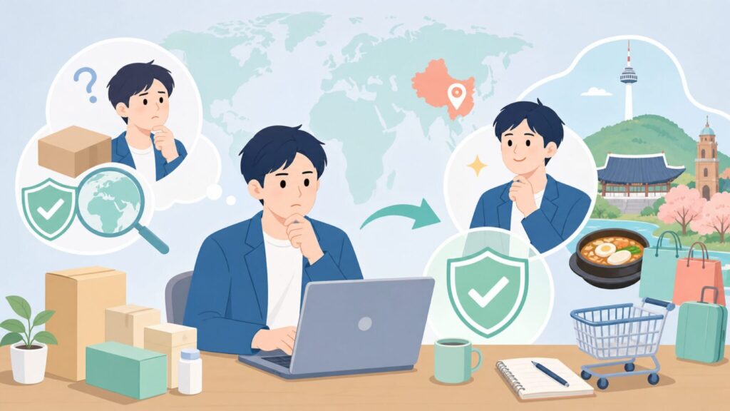 Teguはどこの国？大邱の場所・読み方・観光まで完全ガイドの要点を表すイラスト