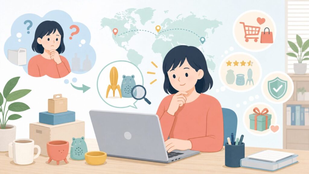 Fred & Friendsはどこの国？正体・商品・ギフト適性を解説の要点を表すイラスト