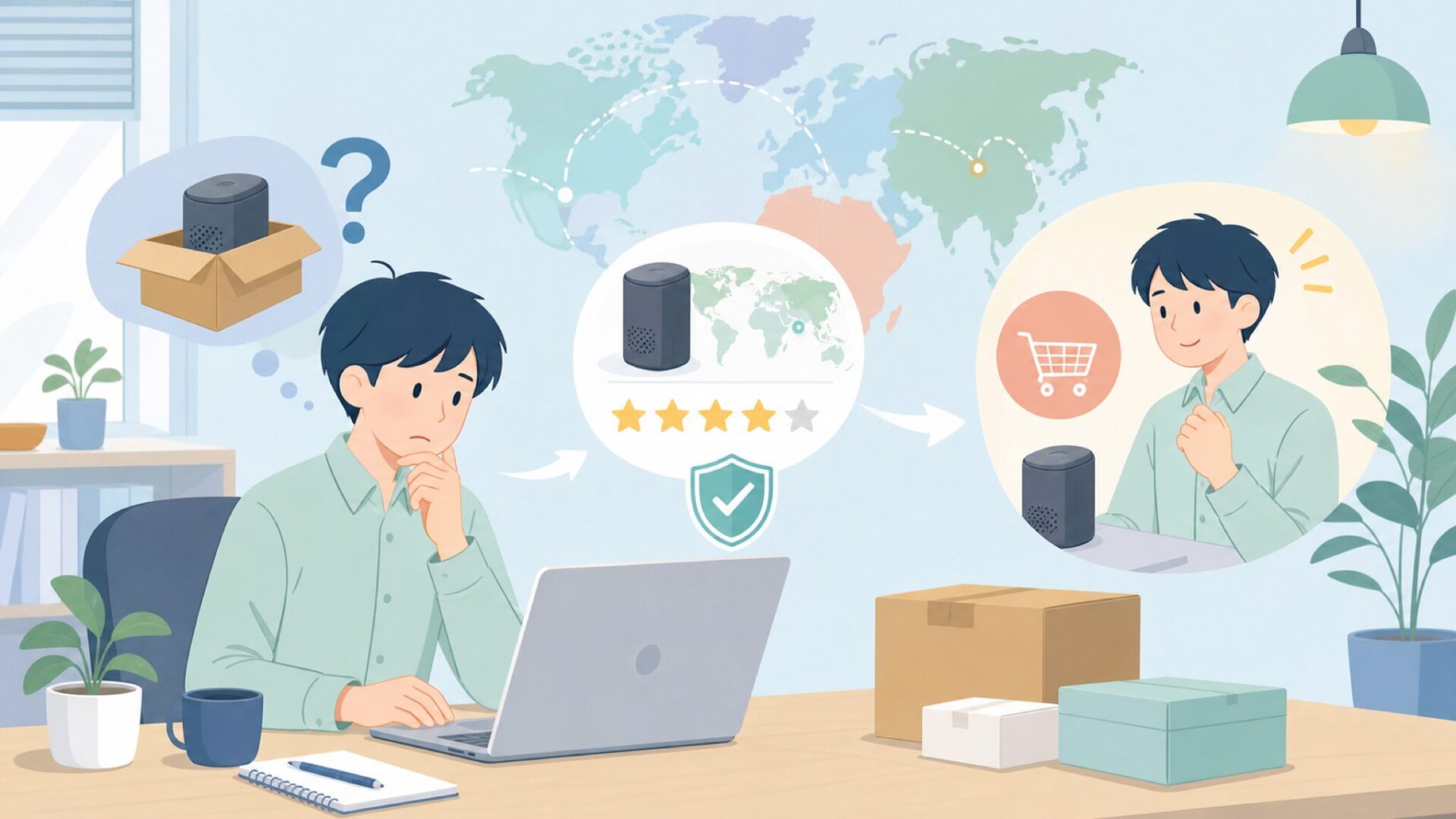I'm From どこの国？英語で聞く・答える表現を一気に覚えるの要点を表すイラスト