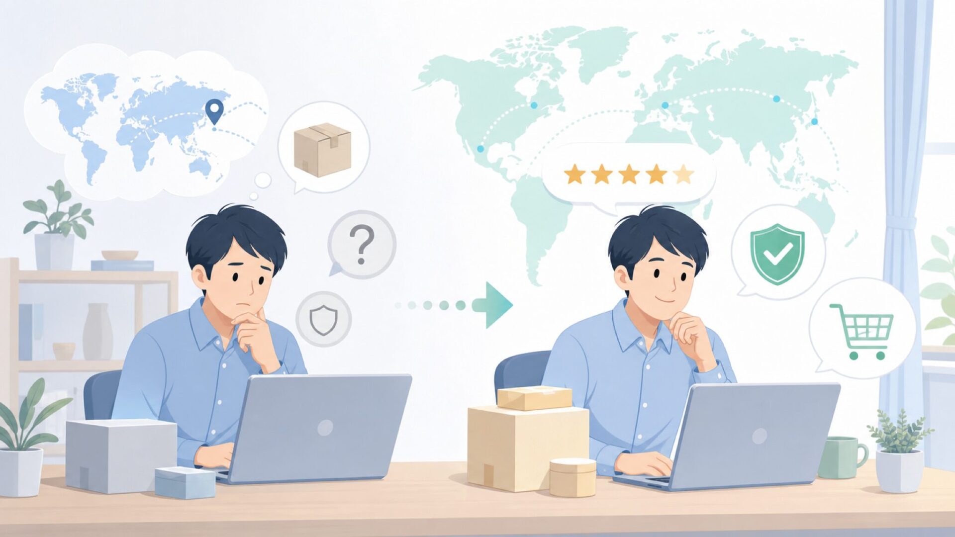 MakeIDはどこの国？安心して買える理由と人気モデルを徹底解説の要点を表すイラスト