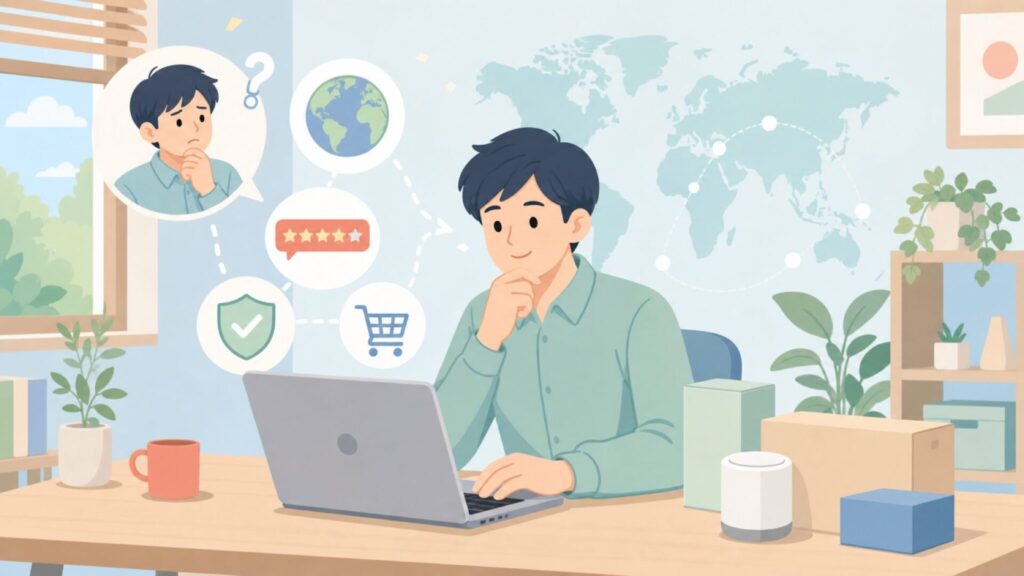 Primyはどこの国のブランド？製造元と品質・評判を徹底解説の要点を表すイラスト