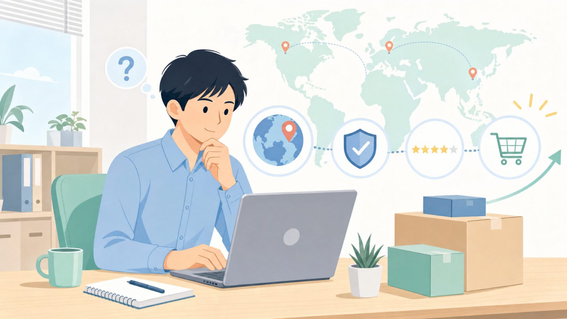 Teamgeeはどこの国？中国深セン発ブランドの信頼性と日本での正しい楽しみ方の要点を表すイラスト