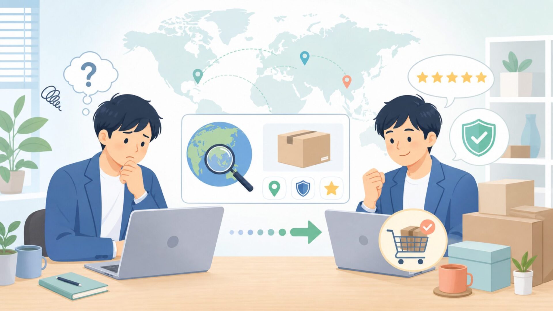 EasySMXはどこの国のメーカー？怪しい噂と安全性を徹底検証の要点を表すイラスト