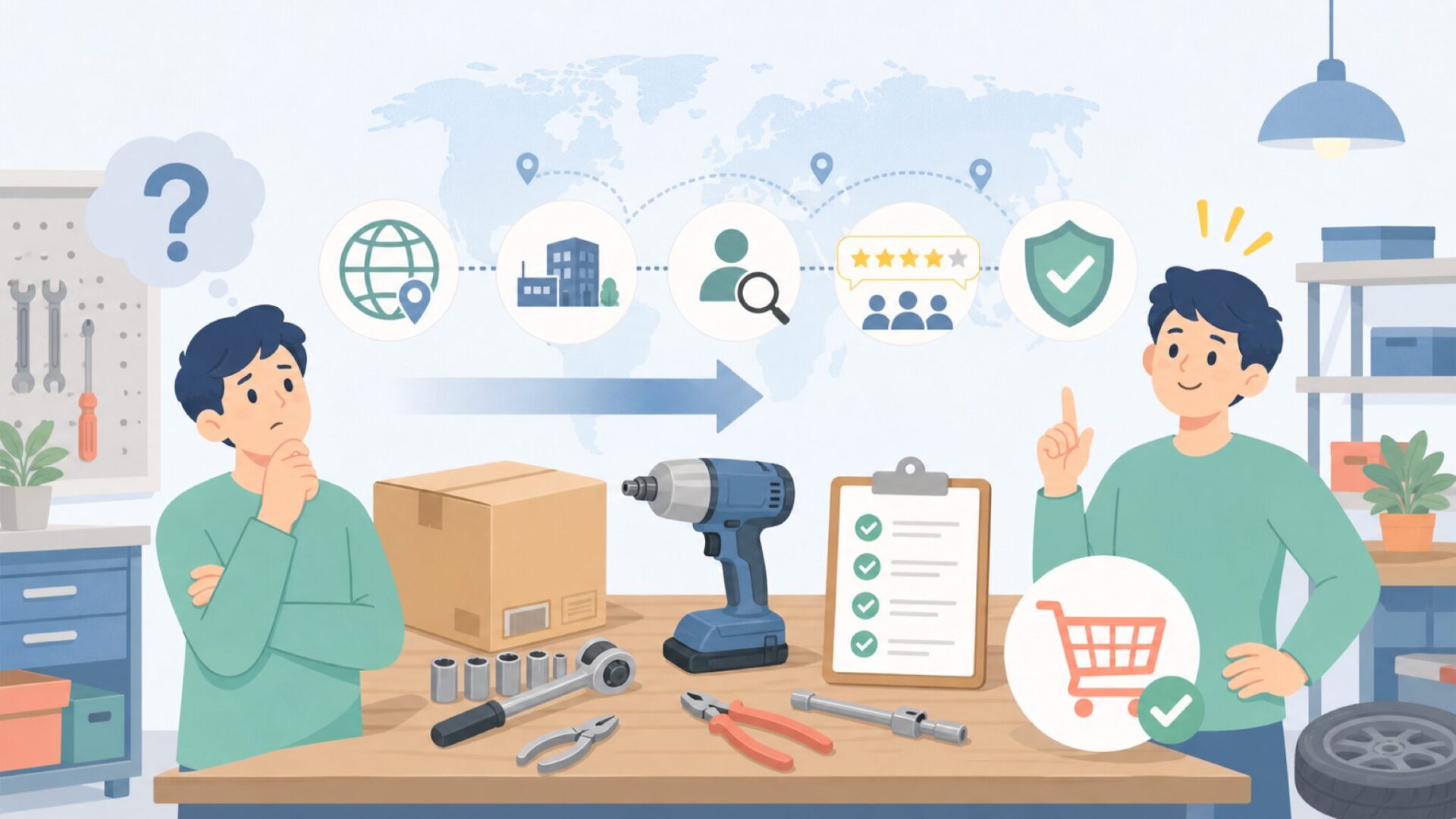 Redkeyはどこの国？運営会社の正体と安全な買い方の要点を表すイラスト