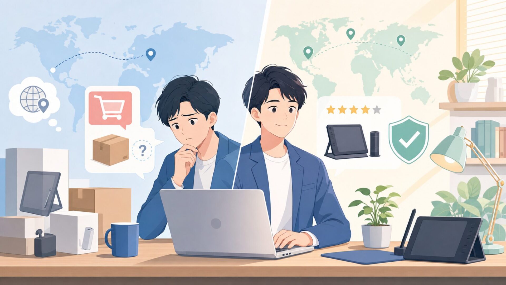 XPPenはどこの国のメーカー？中国・深圳の実力派ブランドの正体の要点を表すイラスト