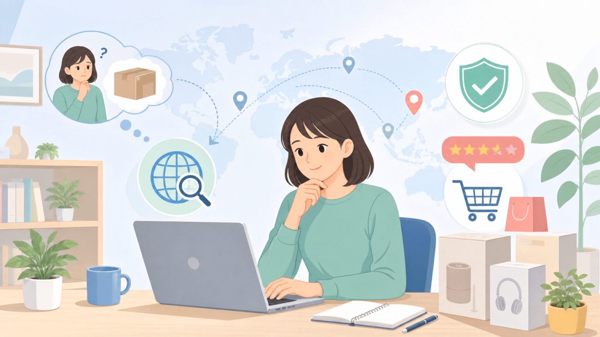 MEILANはどこの国？運営元と安い理由を購入前に解説の要点を表すイラスト