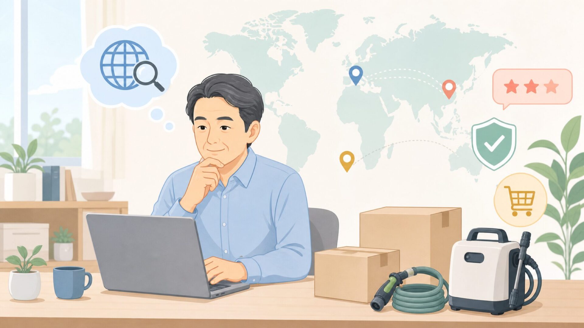 Giraffe Toolsはどこの国のブランド？正体と実在性を解説の要点を表すイラスト