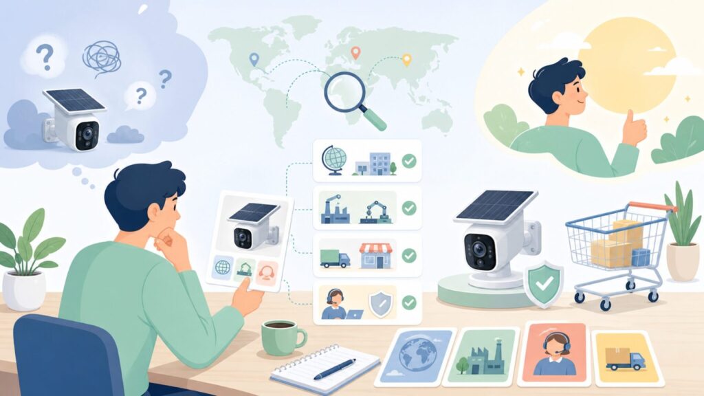 SOLIOMはどこの国のブランド？運営会社と評判を徹底解説の要点を表すイラスト