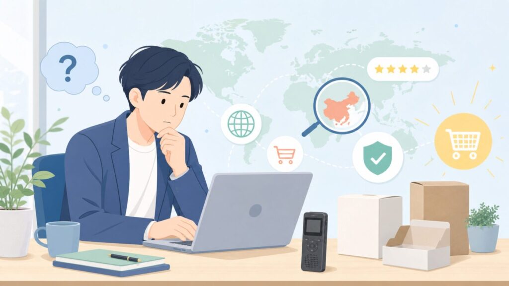 TDWはどこの国のブランド?ボイスレコーダーの出自と評判を徹底解説の要点を表すイラスト