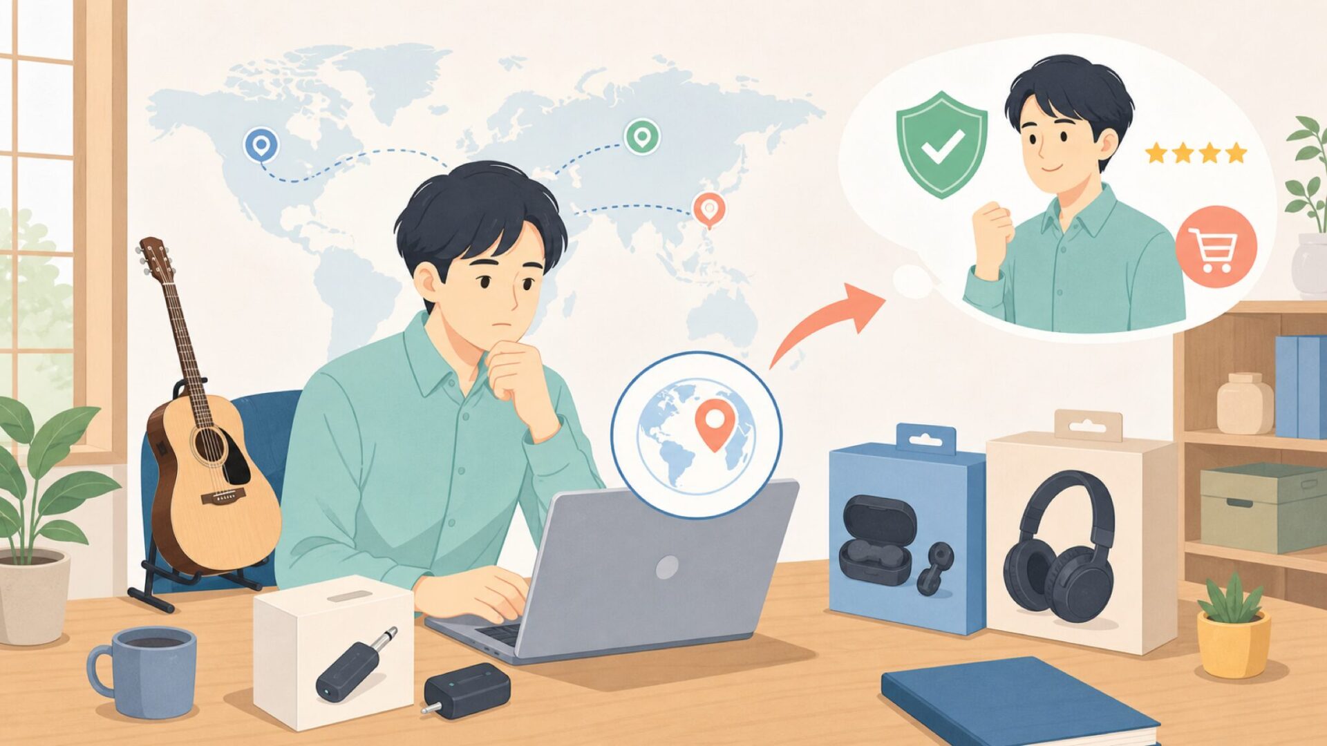 LEKATOはどこの国？中国発ブランドの正体と評判を徹底解説の要点を表すイラスト