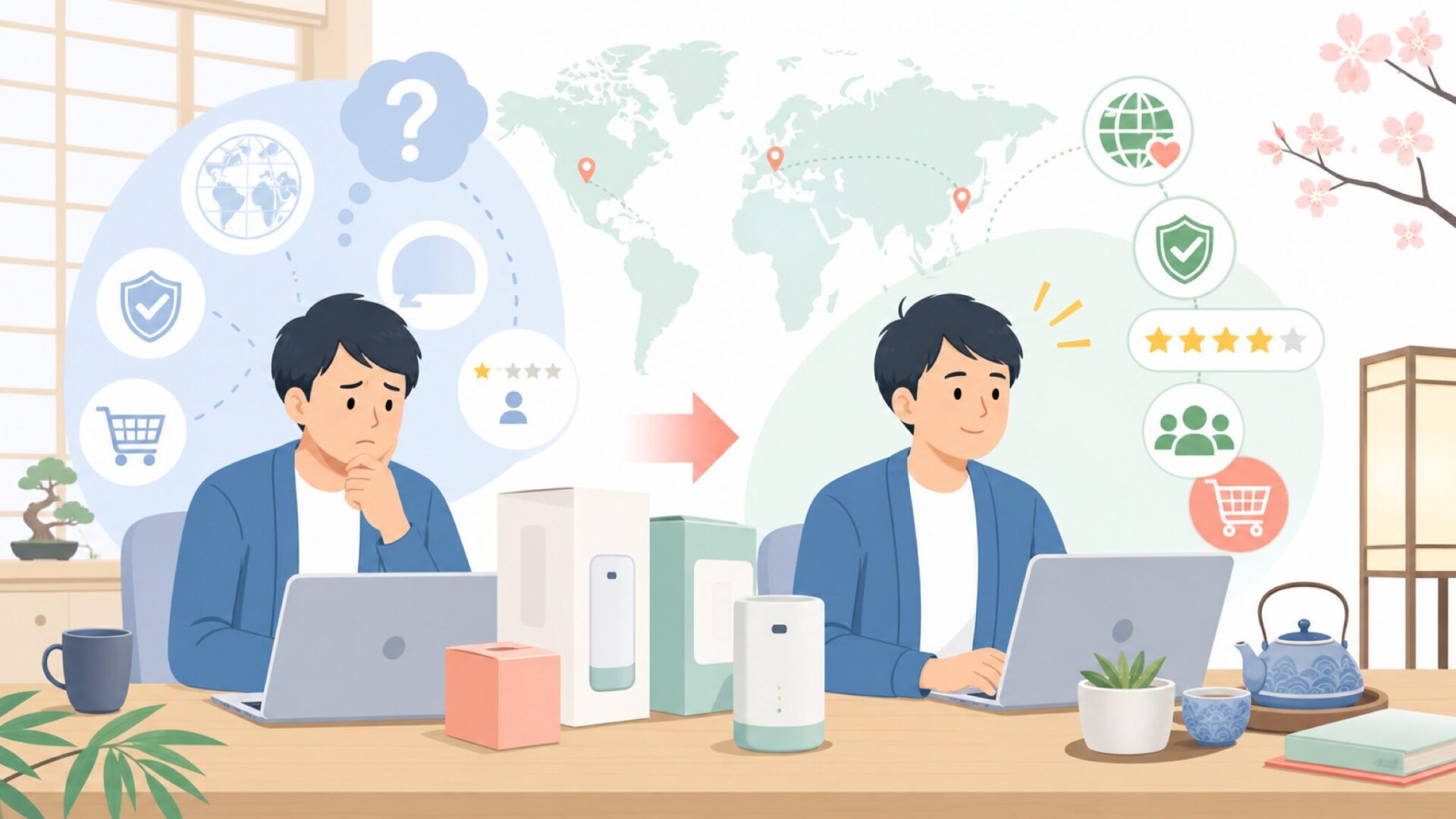 Airversaはどこの国？香港発ライフスタイルブランドの品質・安全性を徹底解説の要点を表すイラスト