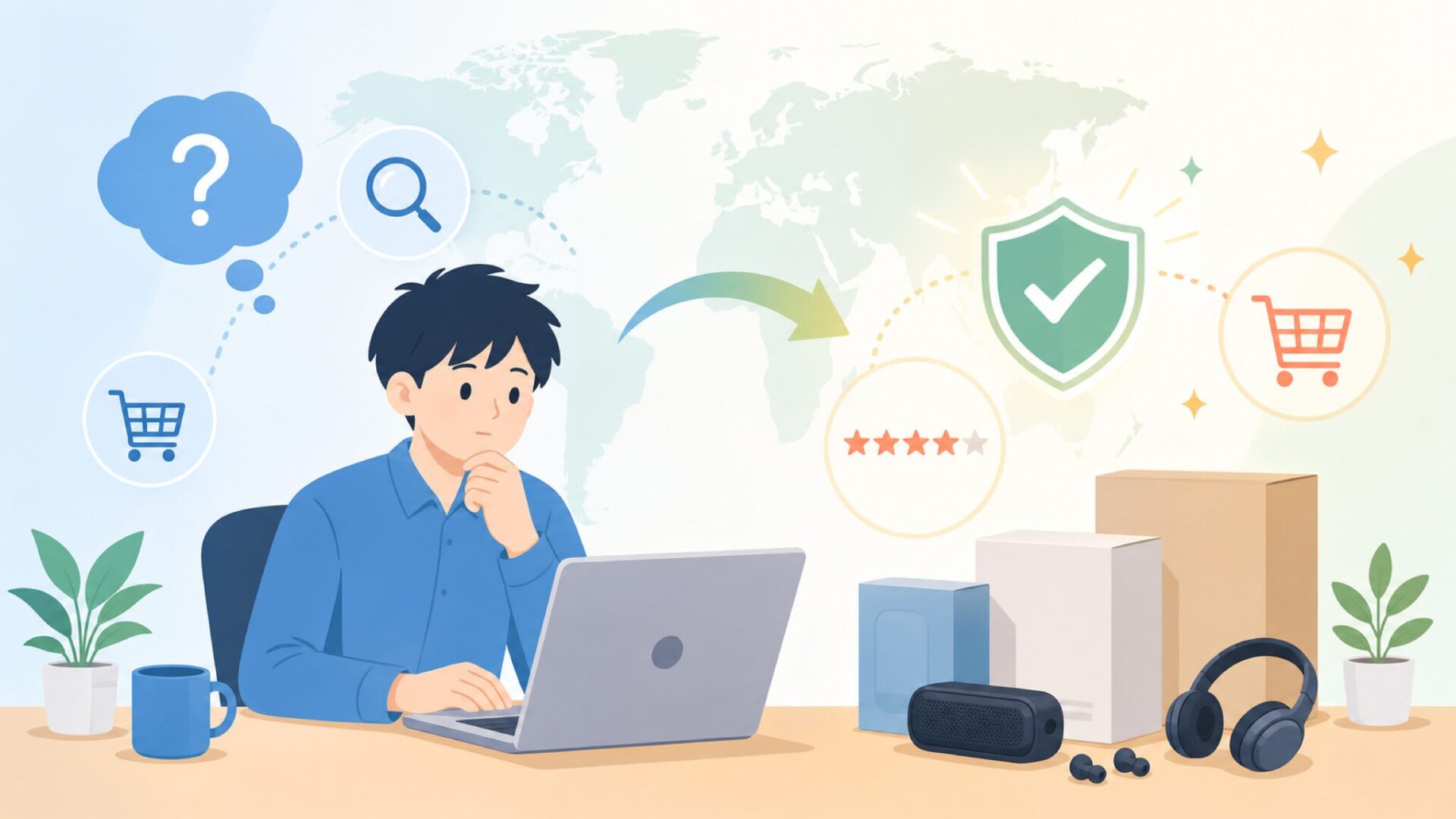 ZealSoundはどこの国？深圳メーカーの実力と評判を徹底検証の要点を表すイラスト