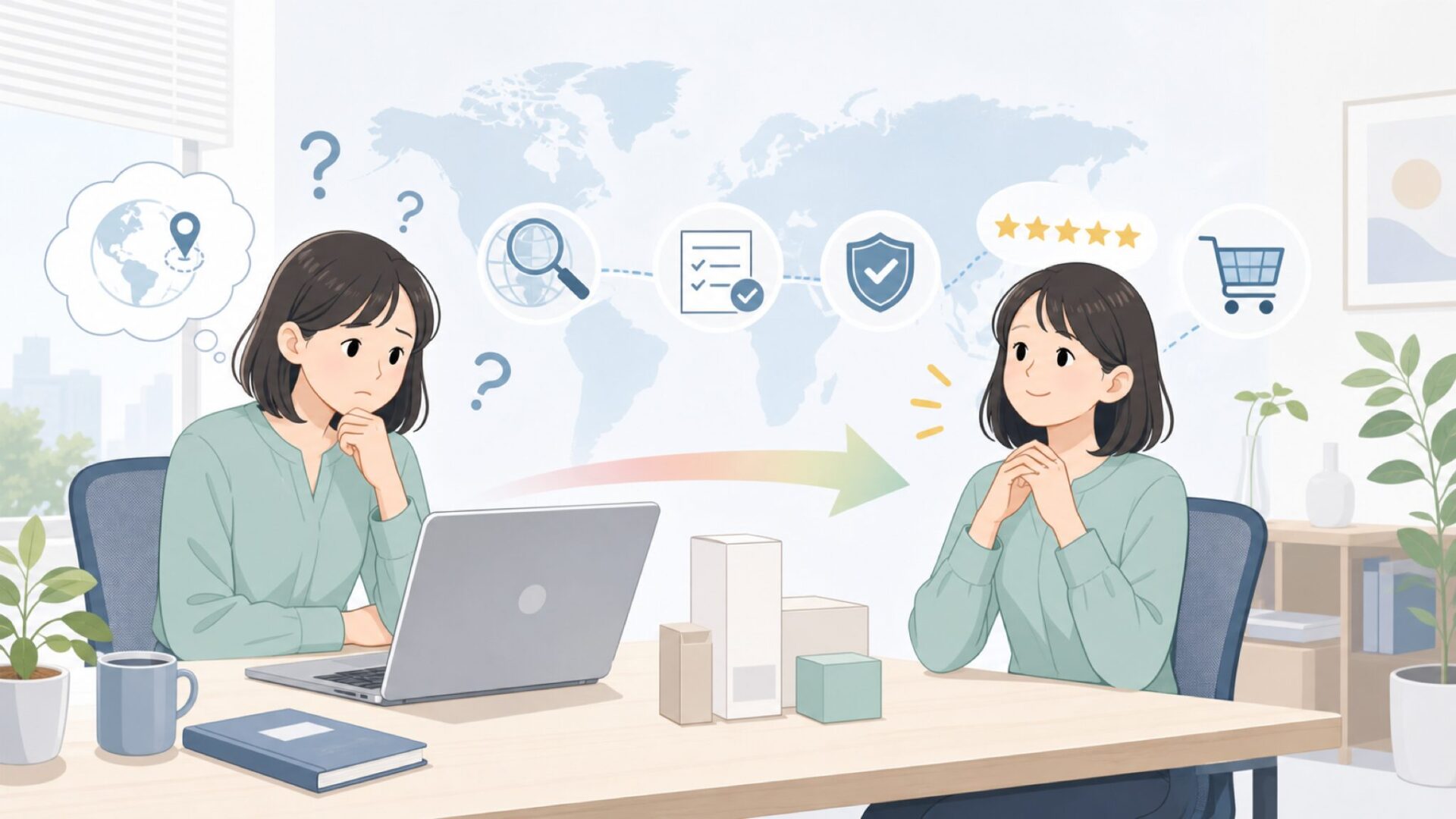 ALABSはどこの国のブランド？UAE（アラブ首長国連邦）の実態を解説の要点を表すイラスト