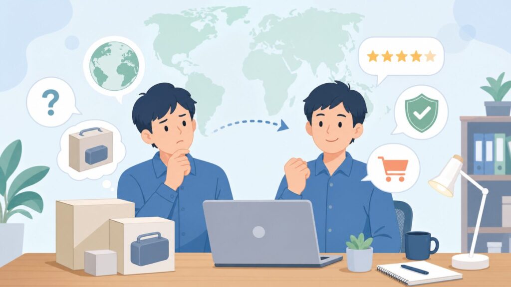 Ortizanはどこの国？中国ブランドでも安心して買える理由を徹底検証の要点を表すイラスト