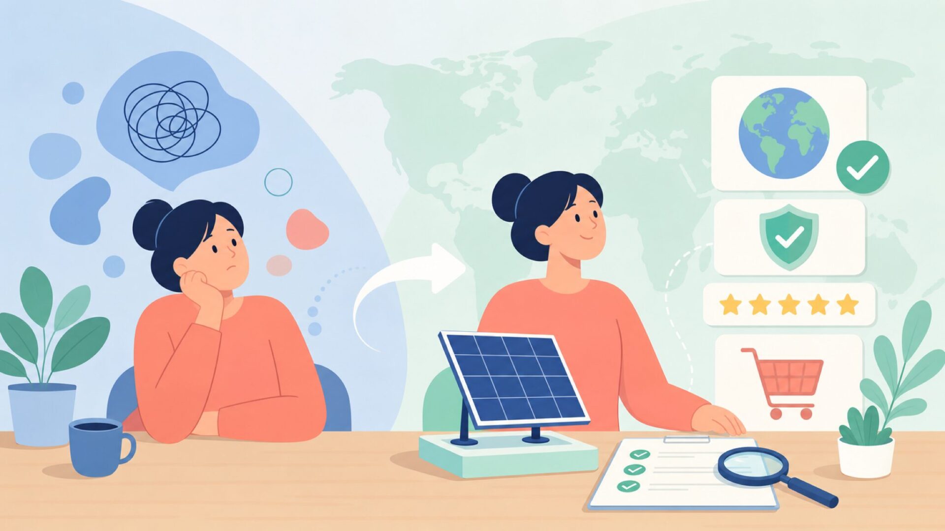 Victron Energyはどこの国？半世紀続くオランダ老舗の信頼性の要点を表すイラスト