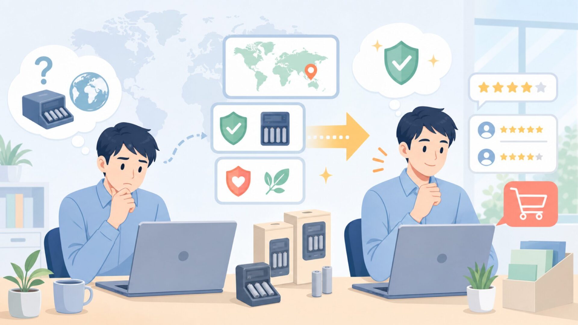 Hixonはどこの国のブランド？中国メーカーの実態とPSE認証・安全性を解説の要点を表すイラスト