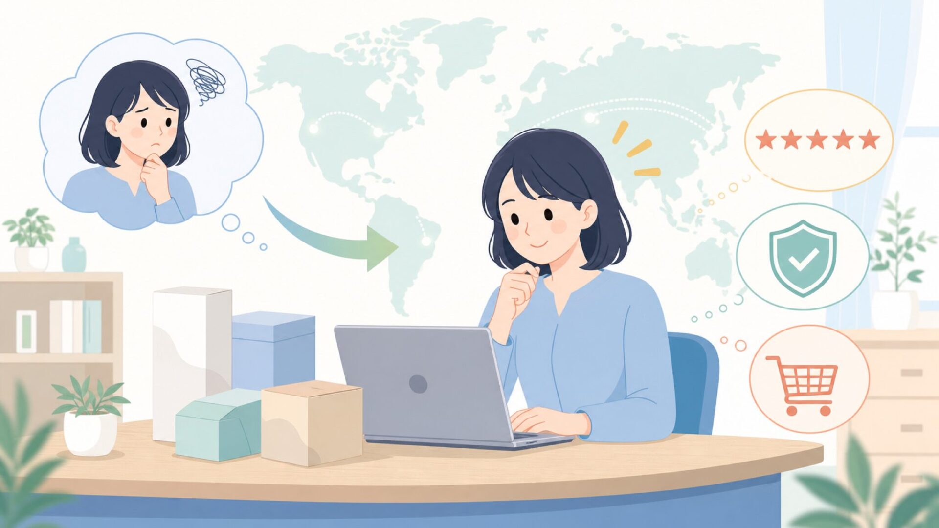 JoyTutusはどこの国？中国製の品質と安心して選ぶ方法を徹底解説の要点を表すイラスト