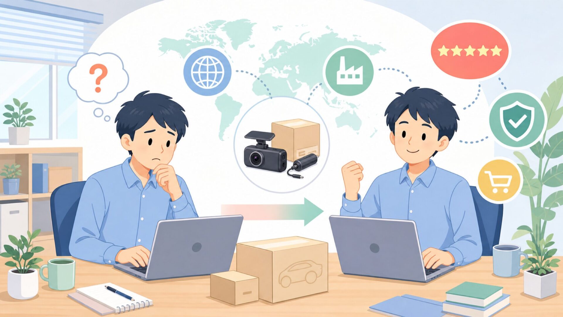 Audewはどこの国のブランド？中国メーカーの正体と信頼性を徹底解説の要点を表すイラスト