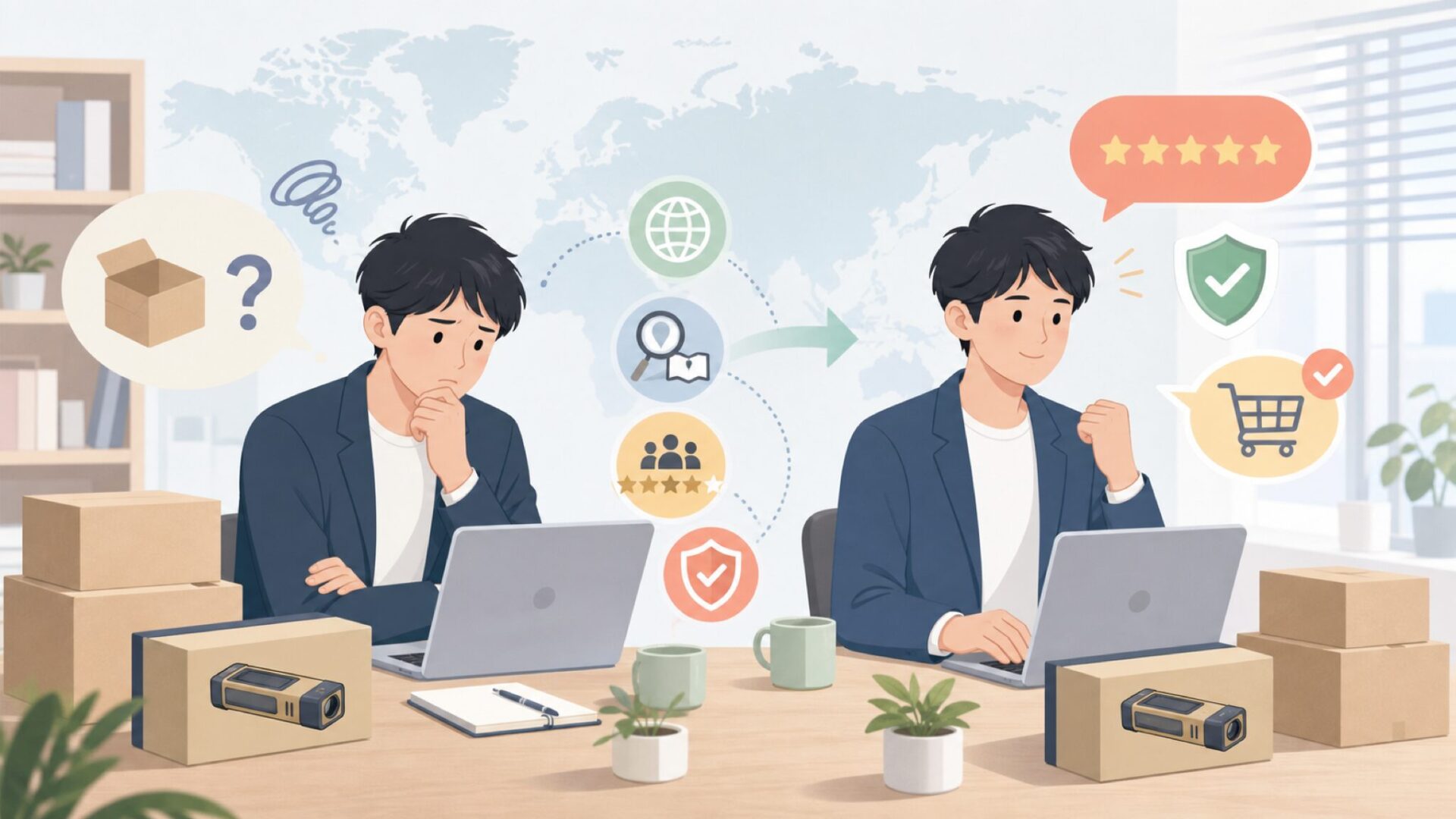 PREXISOはどこの国?計測器ブランドの正体と信頼性を徹底解説の要点を表すイラスト