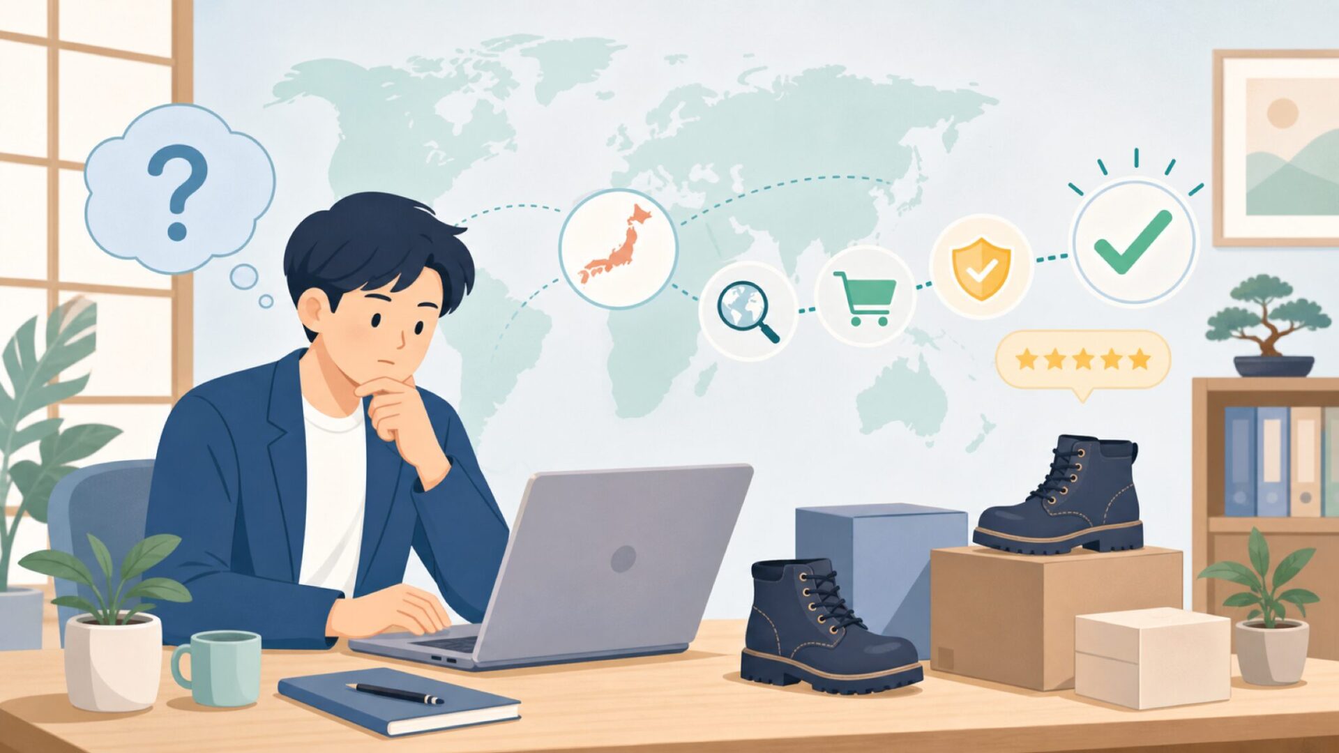 WESCOはどこの国のブランド？オレゴン州・歴史・日本での買い方まとめの要点を表すイラスト