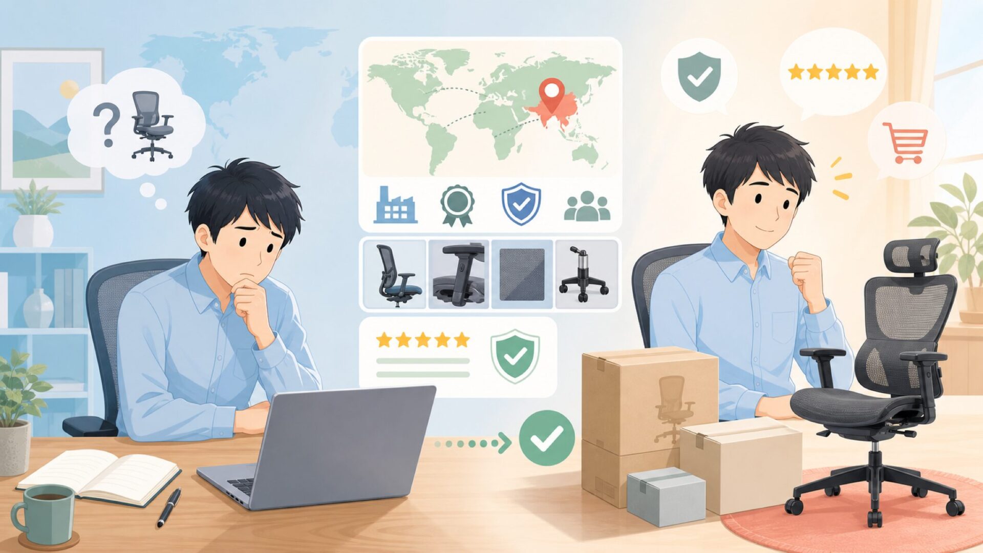 SIHOOはどこの国のブランド？中国発メーカーの評判・品質を徹底解説の要点を表すイラスト