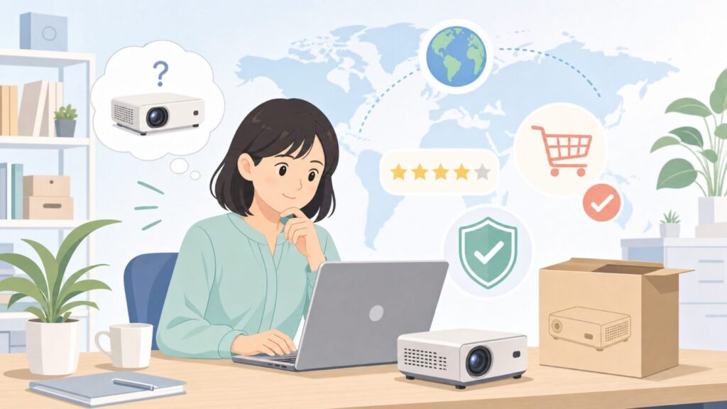 【結論：中国製】PliPlaはどこの国？X8maxの実力と信頼性を正直レビューの要点を表すイラスト