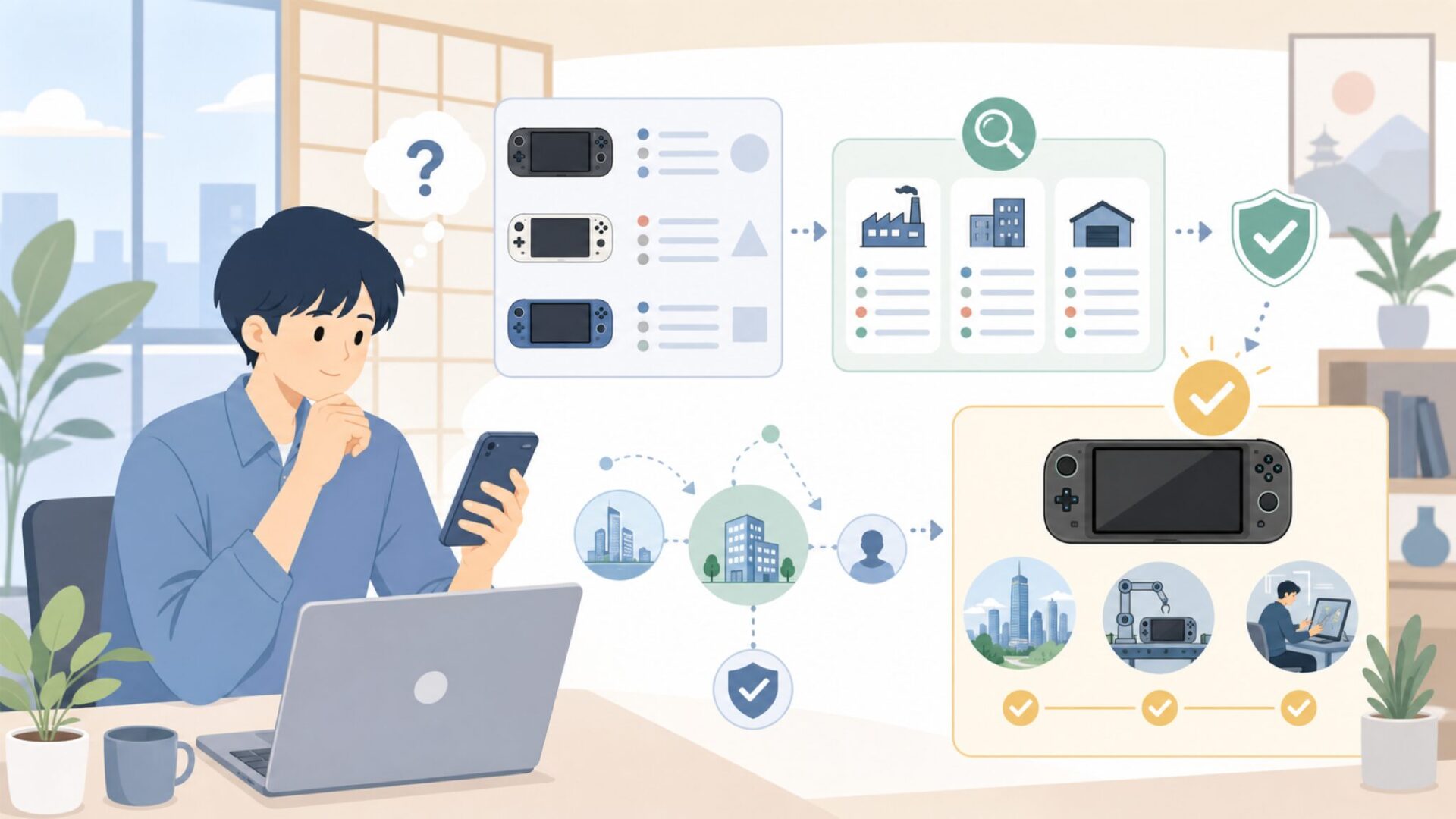 AYANEOはどこの国のメーカー？まず結論からお伝えしますを表すイラスト
