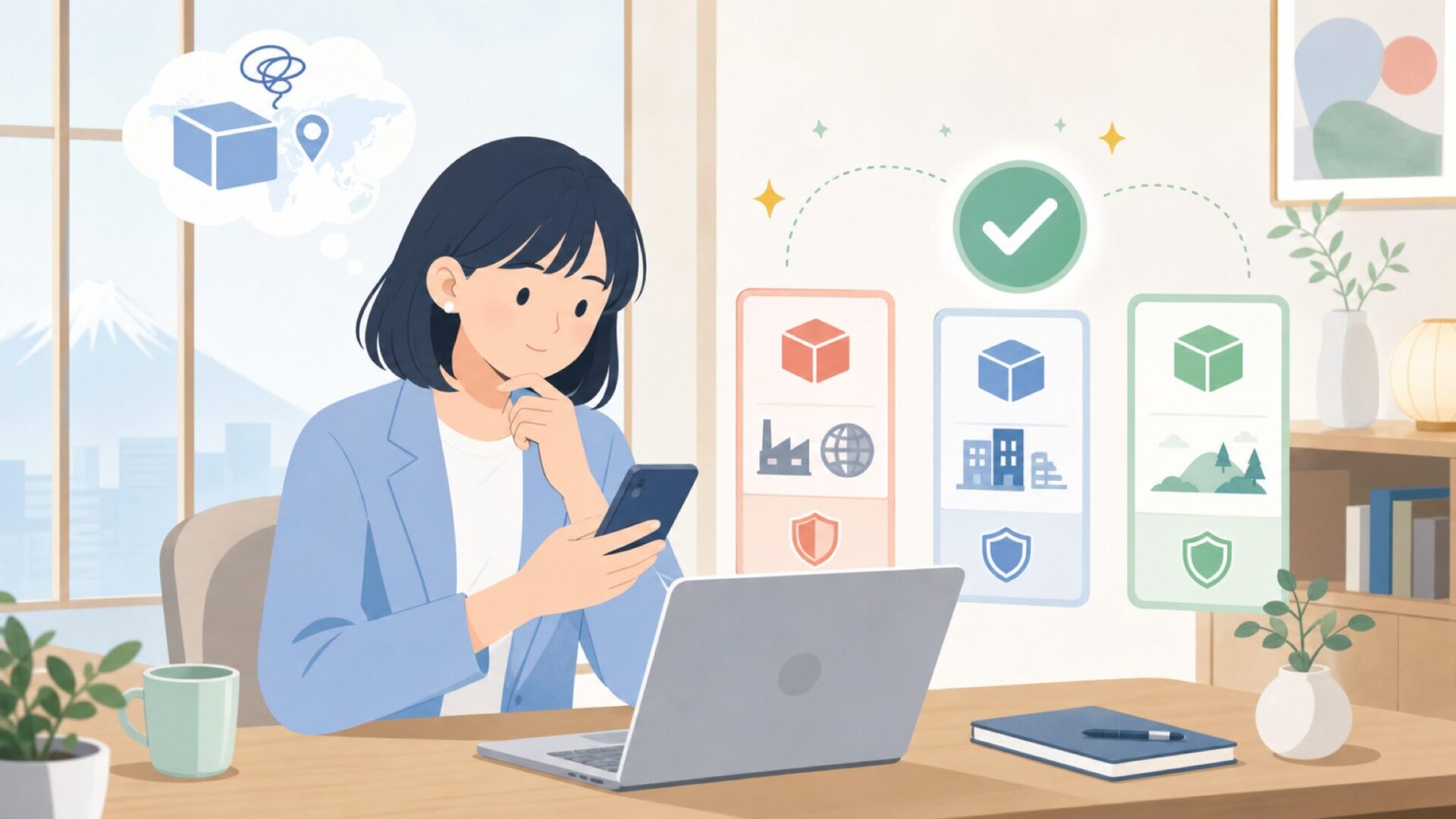 IIWEYはどこの国のブランド？まず結論から確かめるを表すイラスト