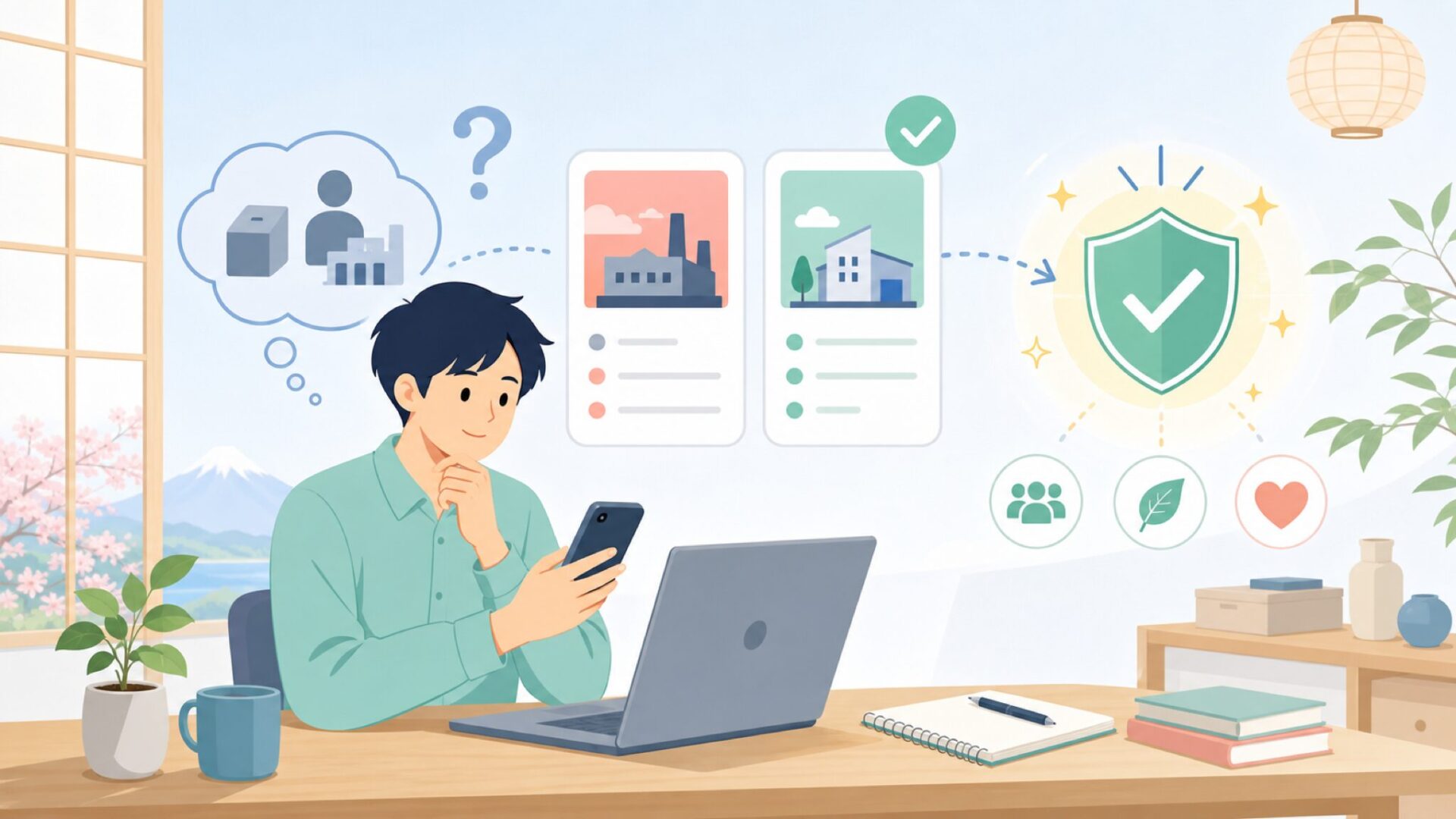 ThermoProはどこの国のメーカー？まず結論を整理するを表すイラスト