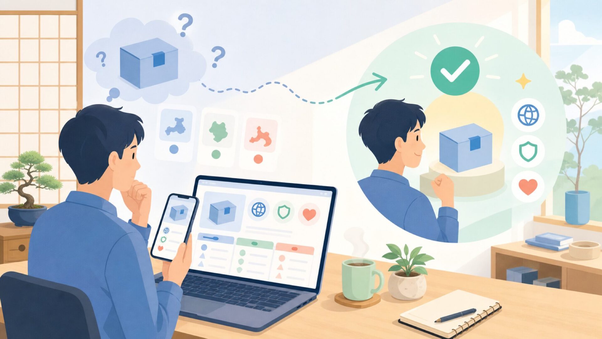 Yoges はどこの国のブランドなのか——まず結論からを表すイラスト