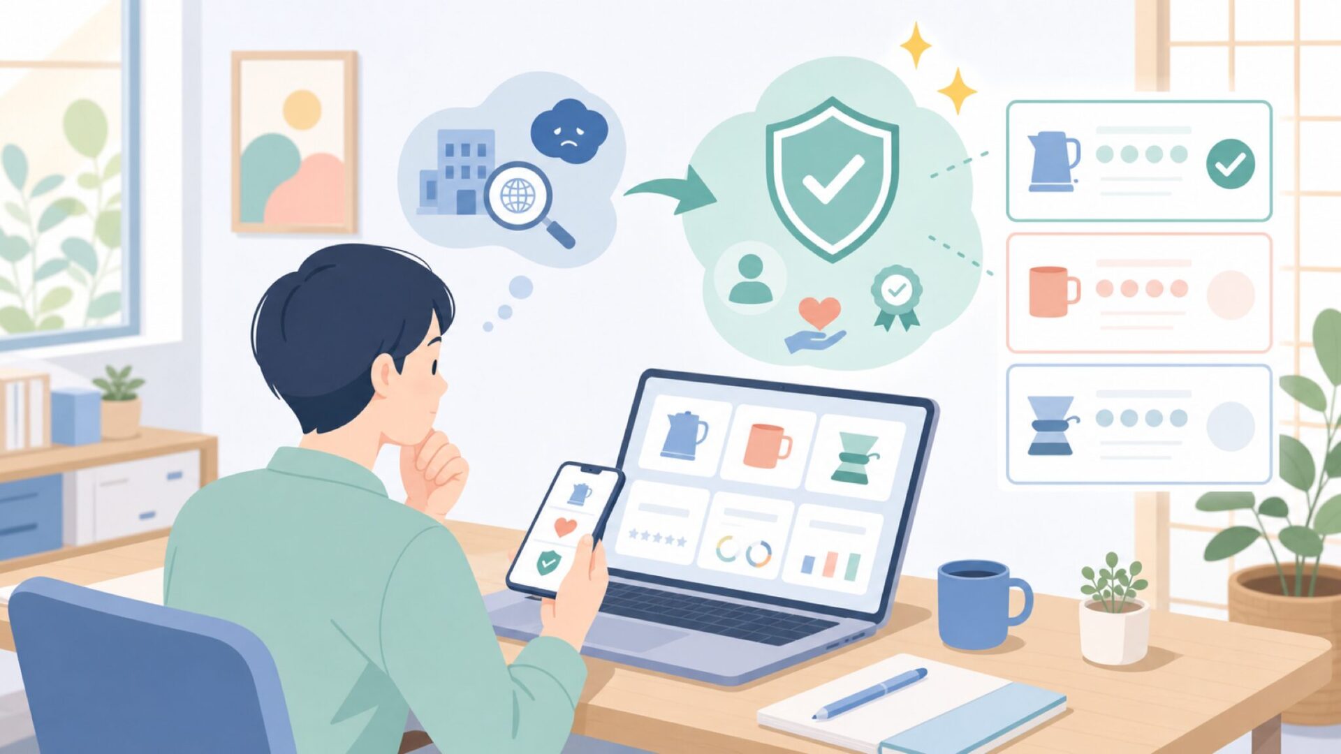 Vilrosはどこの国の会社？まず結論と運営企業の正体を表すイラスト