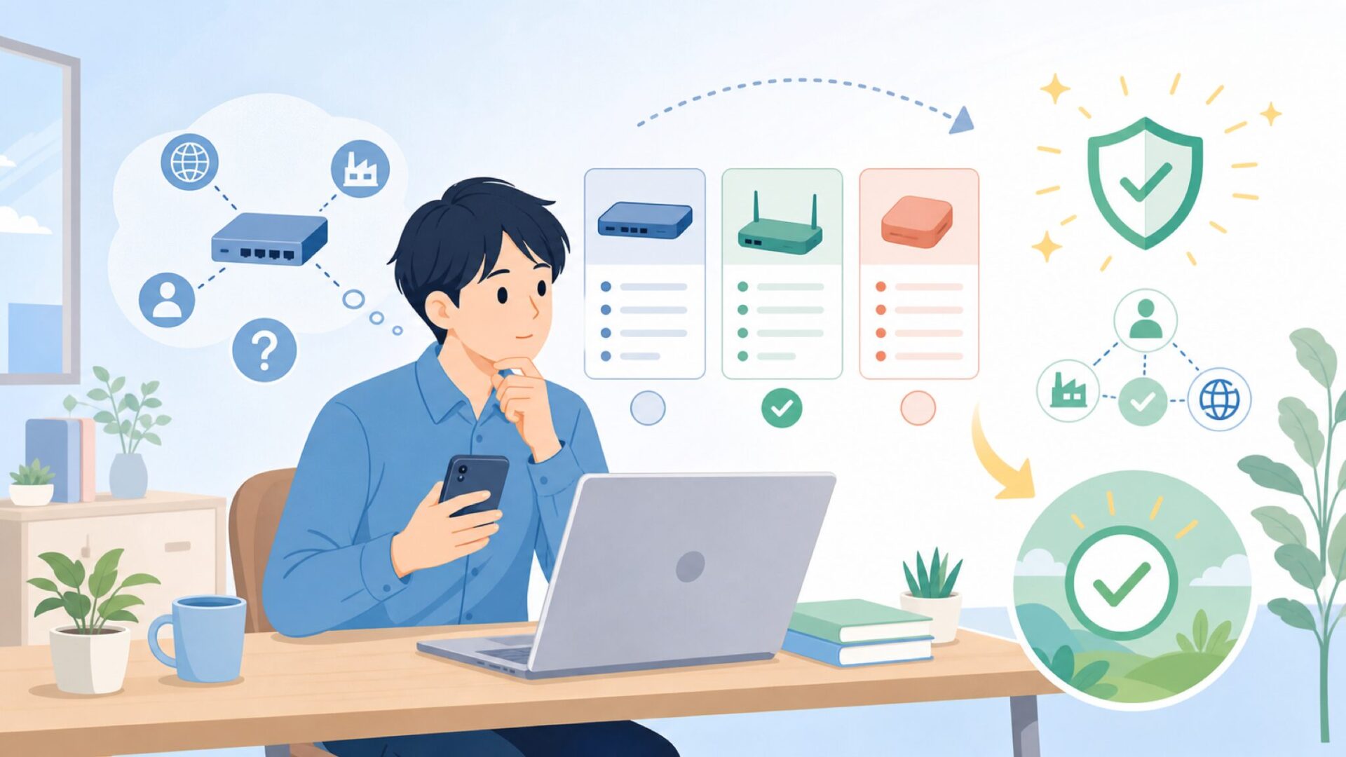 Reyeeはどこの国のメーカー?まず結論からを表すイラスト