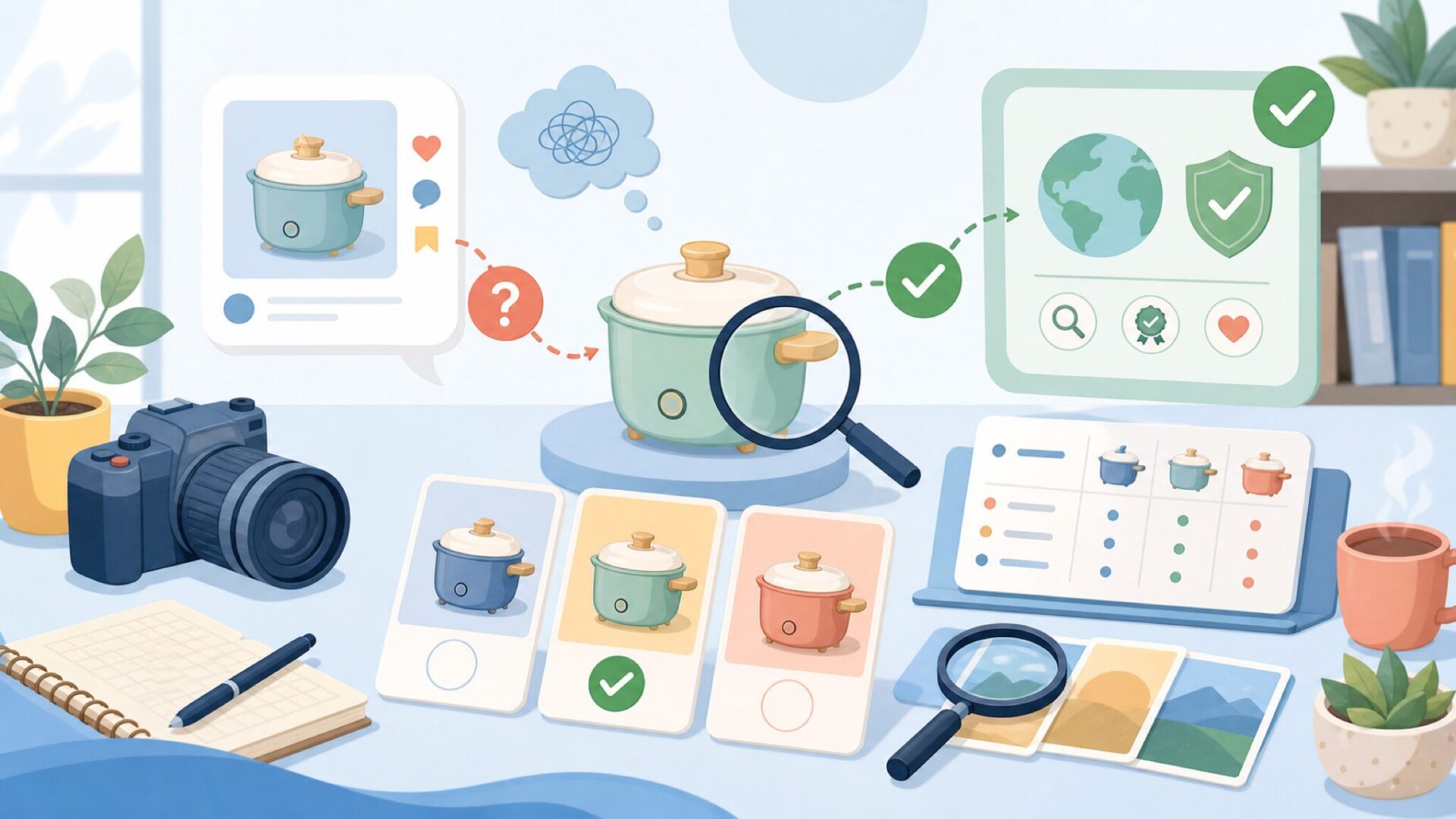Fred & Friendsはどこの国のブランドか、まず結論からを表すイラスト