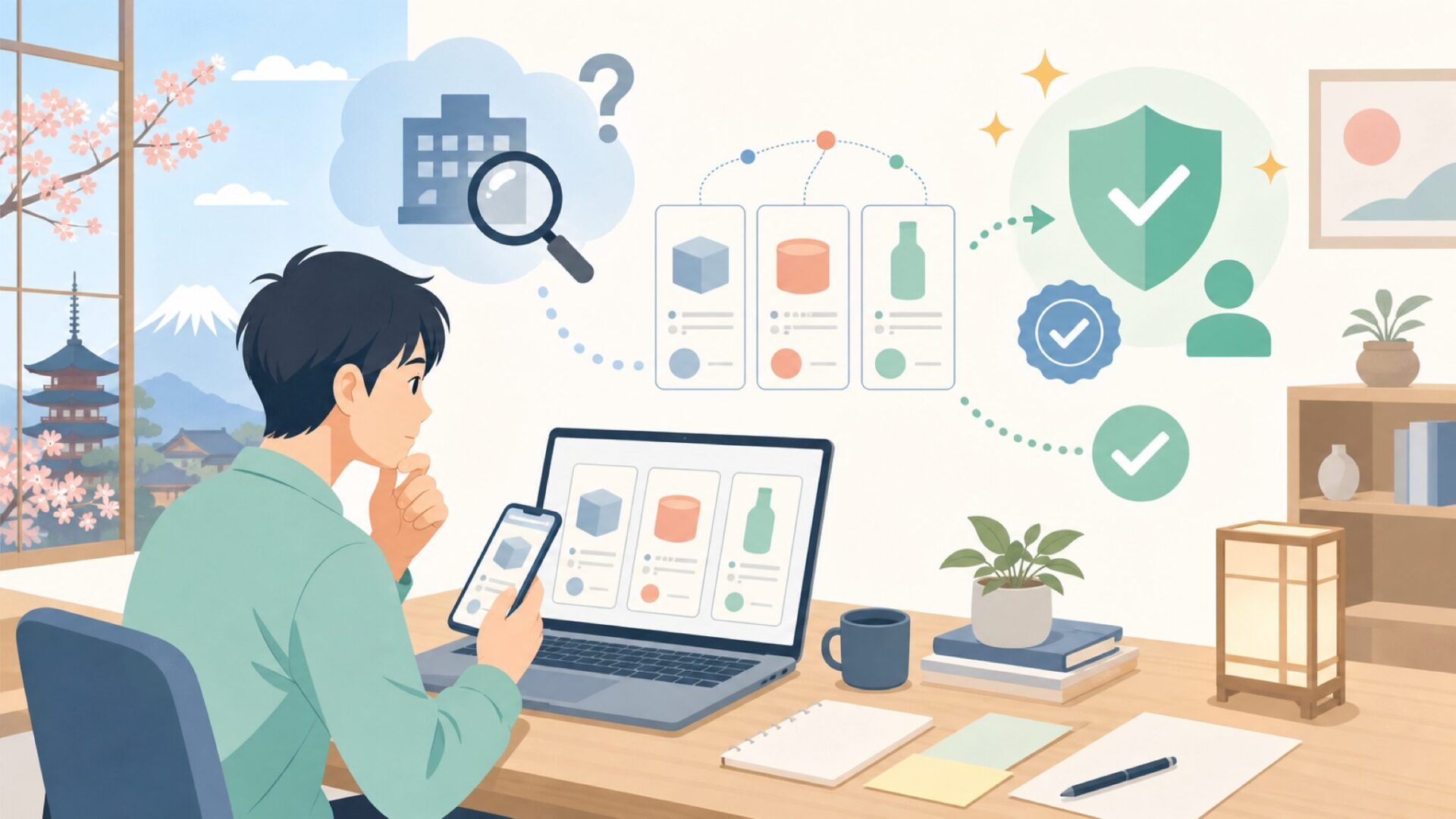 C-FORCEはどこの国のブランド？運営会社と本社の正体を表すイラスト