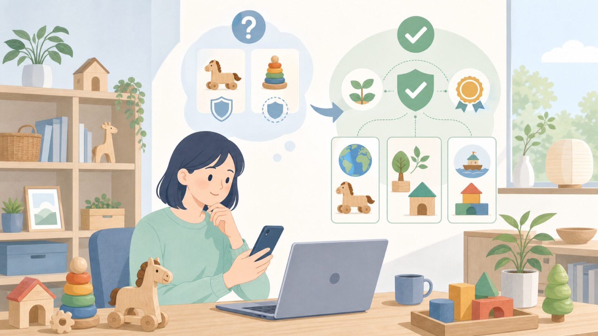 Tender Leaf Toysはどこの国のブランド？正体をまず整理しようを表すイラスト