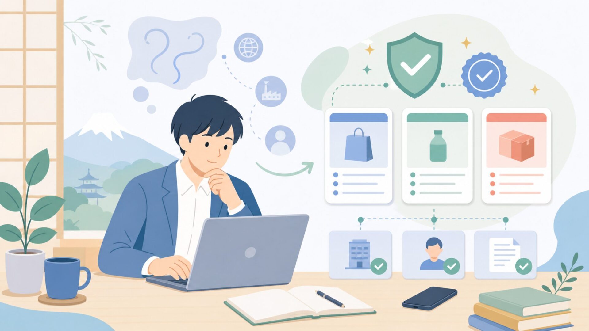 MOBVOIはどこの国の会社？正体と信頼性の根拠を解説を表すイラスト