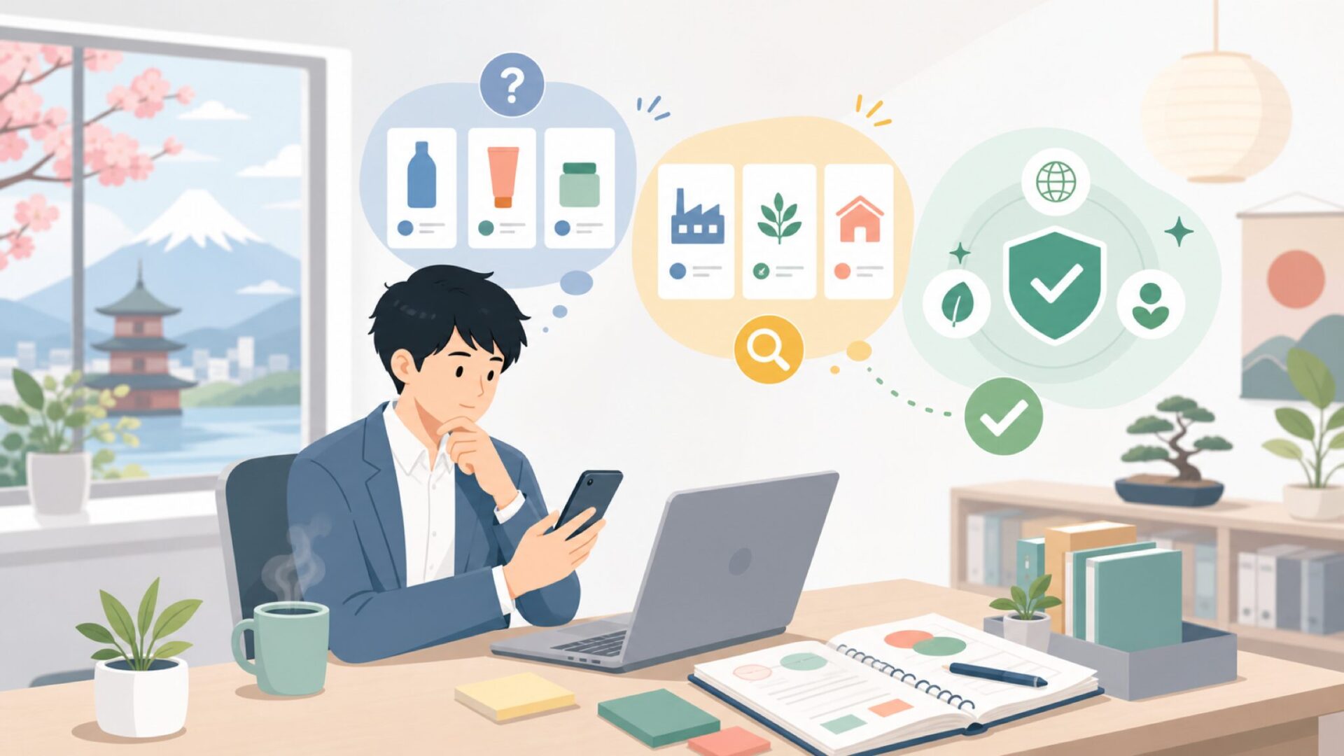 SUFEはどこの国のメーカー?運営元の正体を解明を表すイラスト