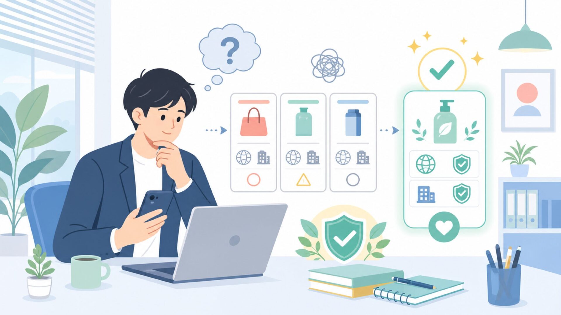 Speraxはどこの国のブランド?結論と運営会社の正体を表すイラスト