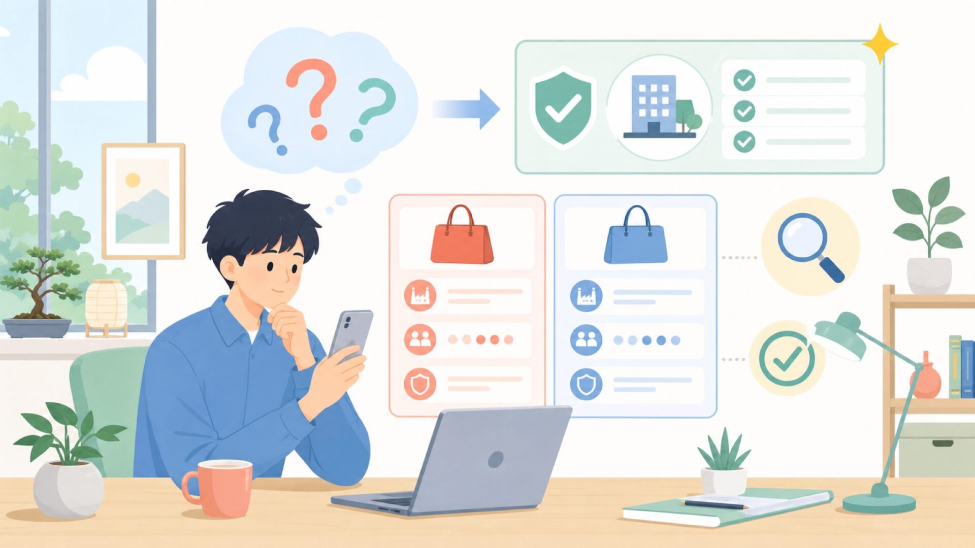 Dripexはどこの国のメーカー？まず正体と運営国を確認しようを表すイラスト